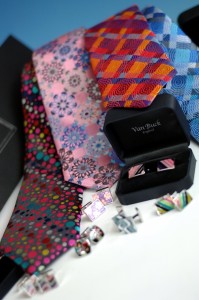 Joules ties and cuff links