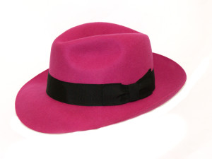 Cerise Mayfair hat