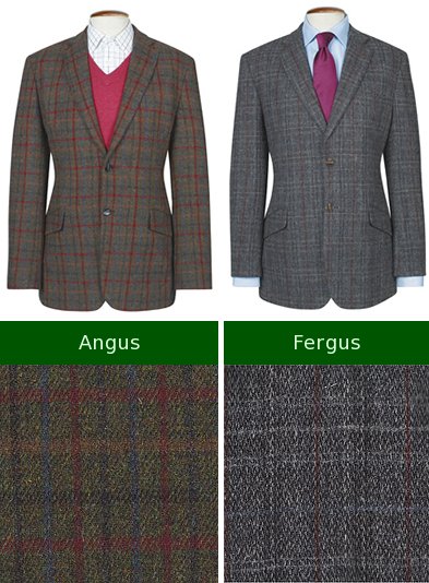 Angus and Fergus Tweed jackets