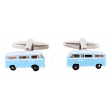 Blue Campervan Cufflinks