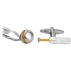 Cricket Bat and Ball Cufflinks