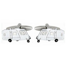 White Caravan Cufflinks