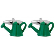 Green Watering Can Cufflinks