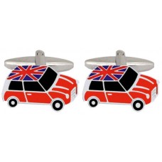 Mini with Union Jack Roof Cufflinks