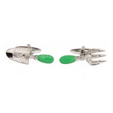 Gardeners Fork and Trowel Cufflinks