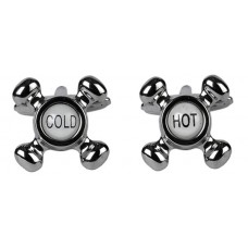 Hot and Cold Tap Cufflinks