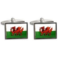 Welsh Dragon Flag Cufflinks