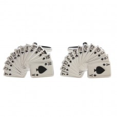 Fan of Playing Cards Cufflinks