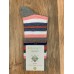 Ladies Burlington Fashion Cotton Stripe Socks (1 Pair)