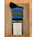 Ladies Burlington Fashion Cotton Stripe Socks (1 Pair)