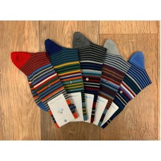 Burlington Mens Stripe Socks (1 Pair)