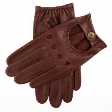 Dents Delta Leather English Tan Mens Driving Gloves