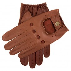 Dents Waverley Leather Mens Two Colour Cognac / English Tan Driving Gloves
