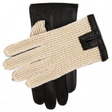 Dents Lancaster Mens Classic Crochet Back Driving Gloves