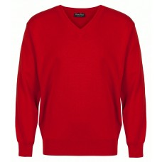 Franco Ponti Vee Neck Merino Blend Sweater