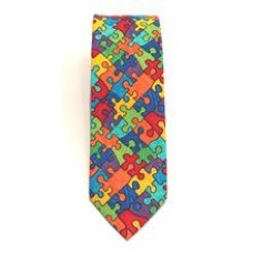 Puzzle Cotton Tie by Van Buck