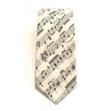 Van Buck Music notes Cotton Tie