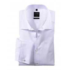 OLYMP Modern Fit White Double Cuff Mens Shirt