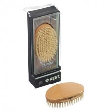 Mens Beechwood Pure White Bristle Oval Hairbrush